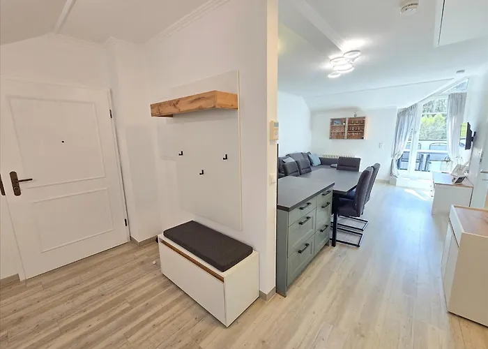 Duenenpark - Komfortplus Mit 2 Schlafzimmern Und Balkon Im Dachgeschoss 281 شقة